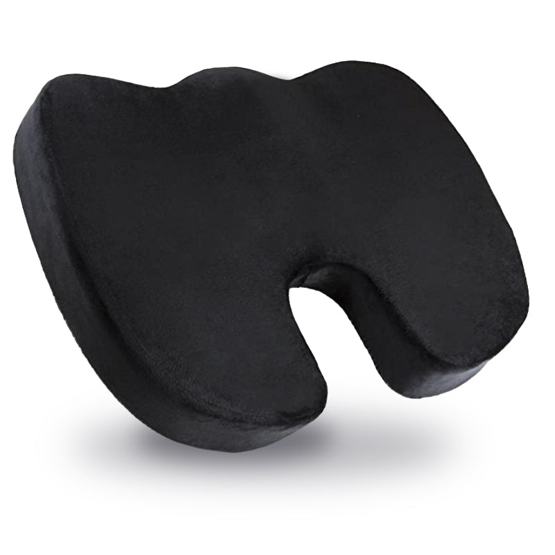 BN-LINK Seat Cushion, Memory Foam Chair Pad for Back Tailbone Pain Relief  Black